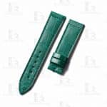 Cartier Tank Must 23mm Green Alligator leather strap watch band for sale (3)