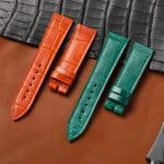 Replacement leather strap for Franck Muller Long Island watch band