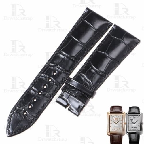 Buy Replacement custom handmade Piaget watch leather band for sale watch bands Genuine best quality Belly-scale black custom handmade Piaget watch leather band & strap replacement for Piaget Black Tie G0A32121/32120 luxury watch for sale from DRWatchstrap - Shop the crocodile watch straps online at a low price