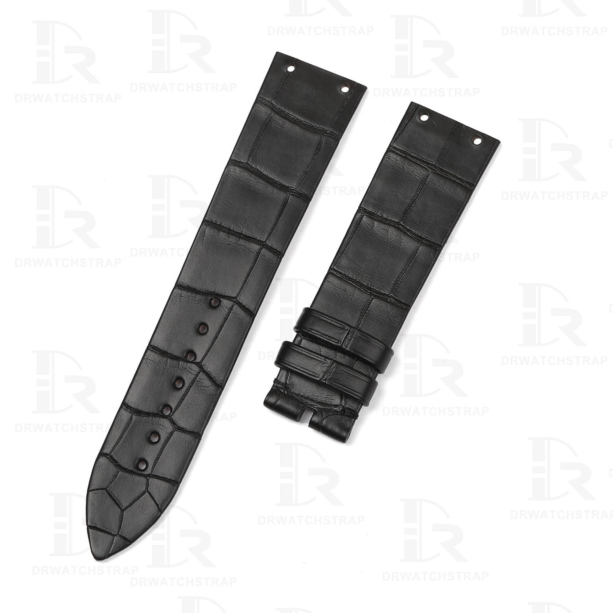 Buy custom Piaget Limelight Magic Hour Black leather watchbands 20mm for sale (1)