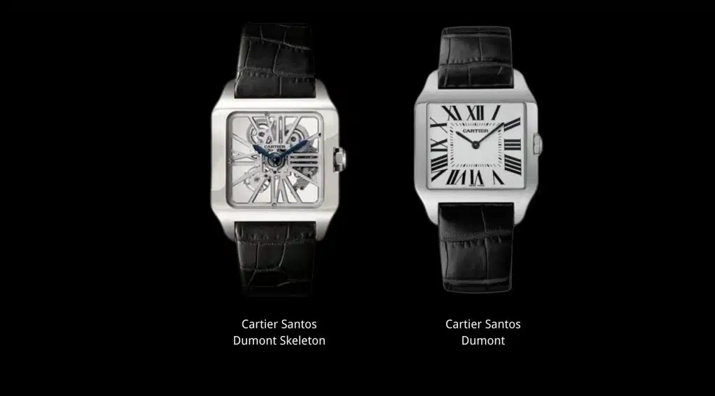 Cartier Santos Demoiselle watch Skeleton