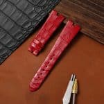 Custom replacement Red watch strap for Grand Seiko watch band (2)
