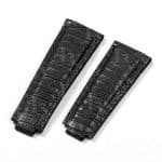 Shop the genuine best quality lizard skinleather material Black Red 20mm custom Rolex straps & watch bands replacement for Rolex luxury watches from DR watchstrap for sale at a low price - shop the premium Grade A leather watch strap and watch band online at a discount price