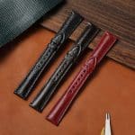 Smooth and Soft selected lizard leather strap material