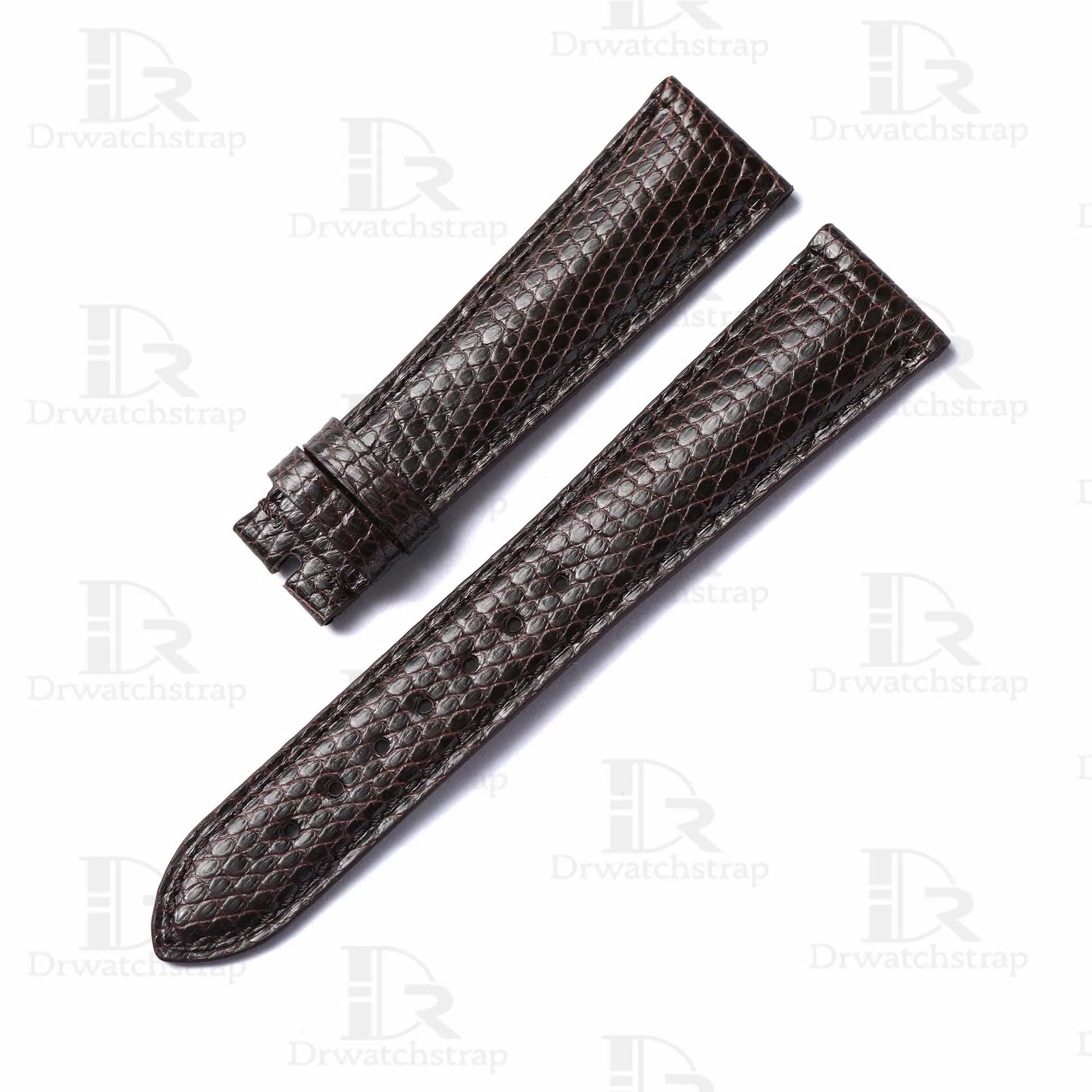 Shop the genuine best quality lizard skinleather material Brown 20mm custom Rolex straps & watch bands replacement for Rolex luxury watches from DR watchstrap for sale at a low price - shop the premium Grade A leather watch strap and watchband online at a discount price