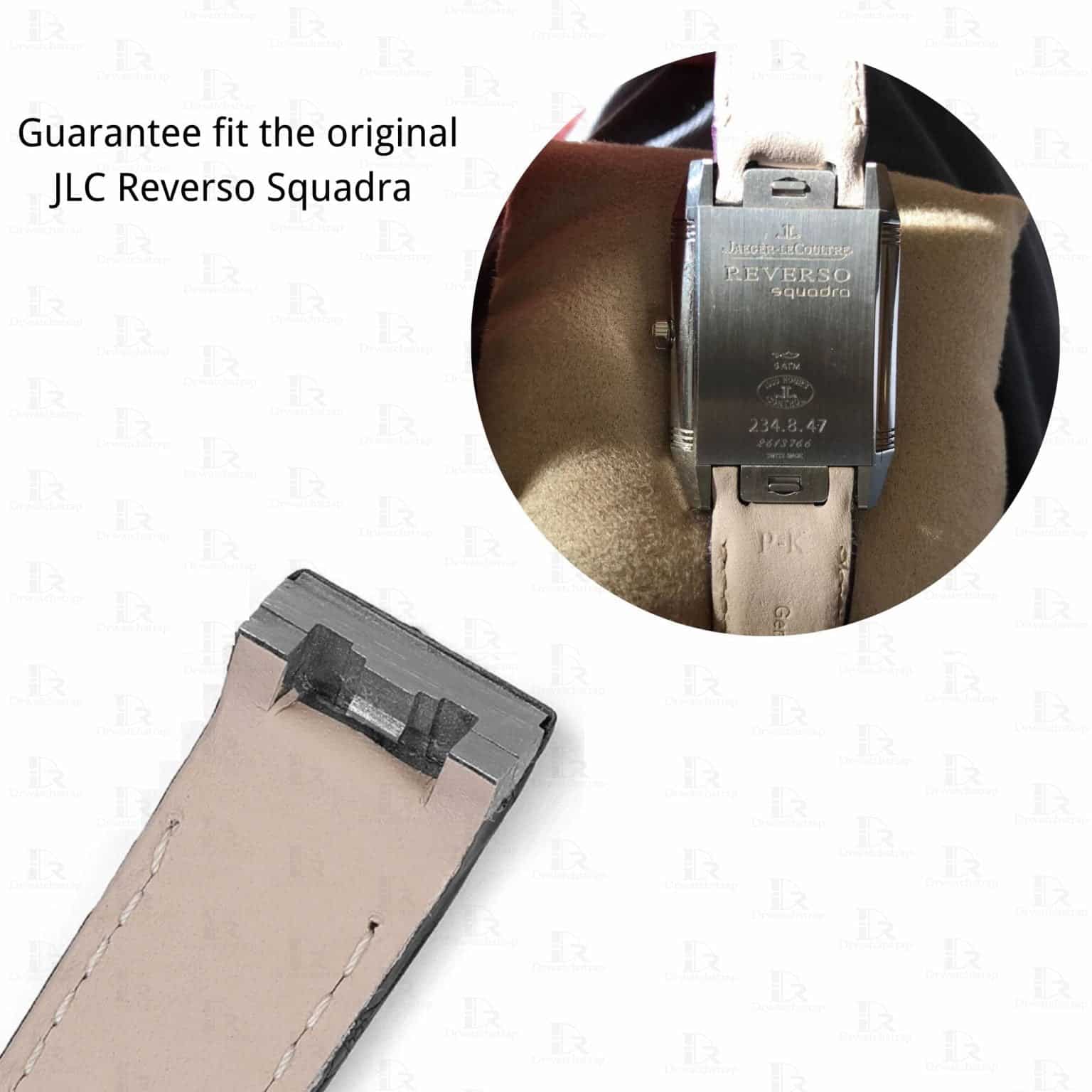 Reverso strap replacement for Jaeger Lecoultre watch band Drwatchstrap