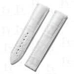 Custom leather strap fit for Patek Philippe Twenty-4 4910 4920 White alligator watch band u2013 handcradted (2)