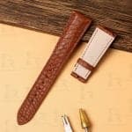 Custom leather strap replacement fit for Franck Muller watch green alligator watch band - customized