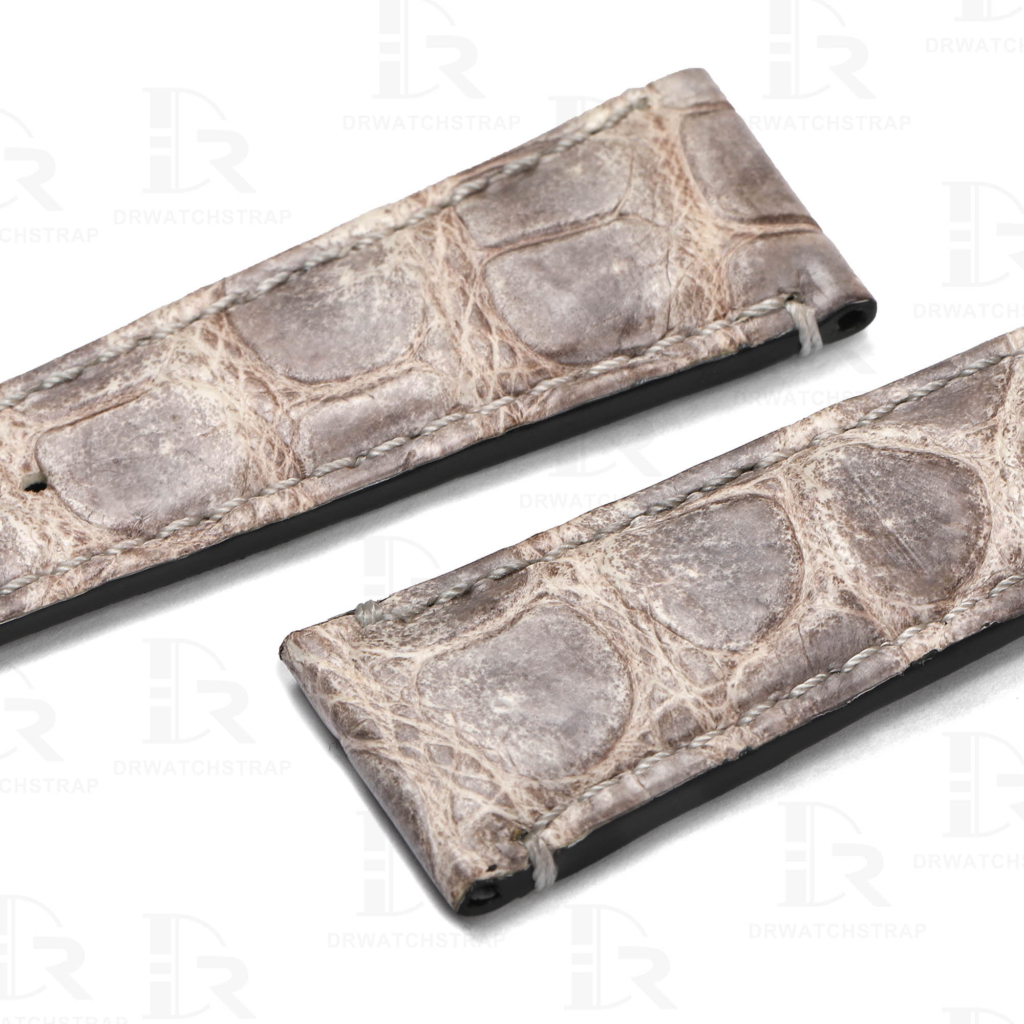 Genuine Himalayan alligator leather material