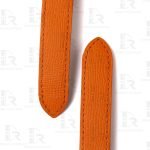 Red Epsom leather watch strap replacement for Cartier Roadster