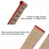 3 times oil edge and water-resistant calfskin lining
