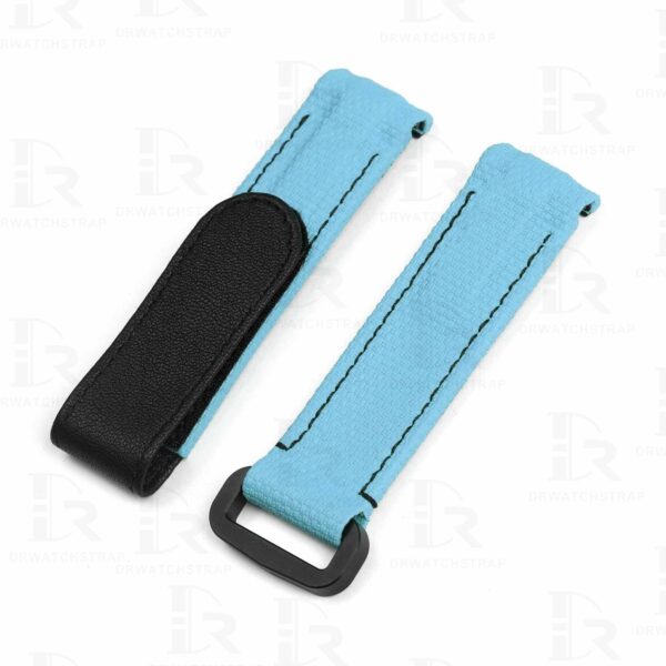 Buy custom Rolex DIW Daytona Baby blue Rubber carbon watch straps 20mm handmade for sale (1)