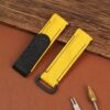 Buy custom Rolex DIW Daytona Yellow Rubber watch bands 20mm handmade for sale (2)