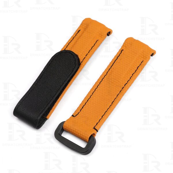 Buy custom Rolex DIW Daytona Orange Rubber watchbands 20mm handmade for sale (1)