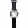 Custom velcro watch strap for Cartier Santos large 40mm and medium 35mm quickswitch system