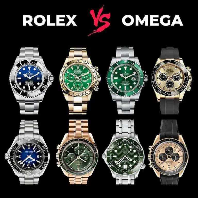 Omega and rolex sale