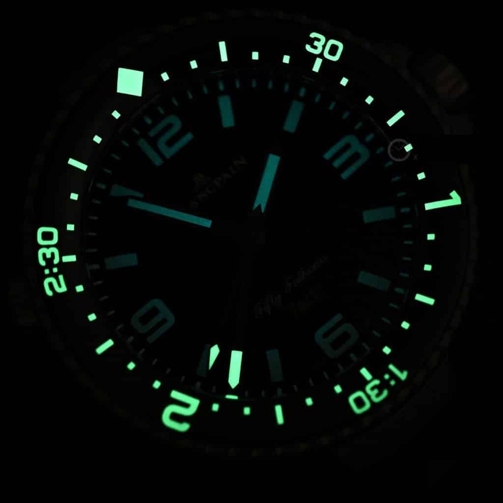 Blancpain Fifty Fathoms Tech Gombessa 2023 Dive watch Luminous bezel glow in dark