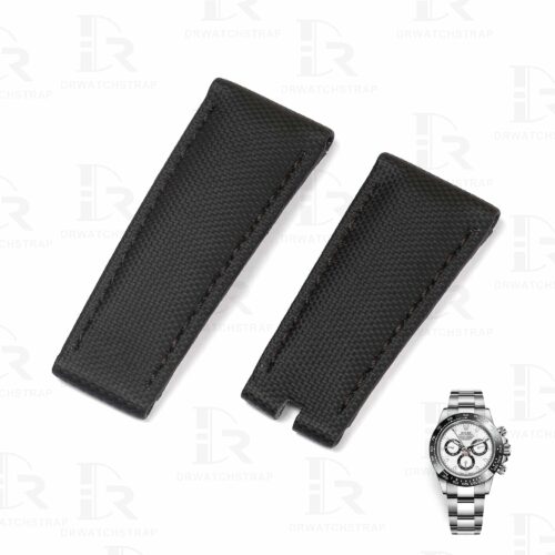 Buy custom Rolex Black nylon straps 20mm handmade for Rolex sale (1)