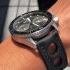 Blancpain Fifty Fathoms custom sailcloth watch band Rally strap 20mm 23mm