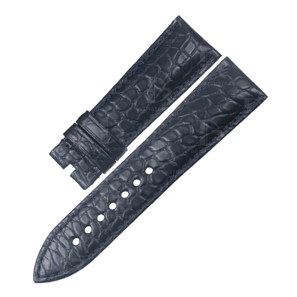 Buy Custom Blancpain fifty fathoms and Black Knight 5000 Blue leather strap handmade watchbands