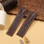 Buy Replacement Brown leather watch bands for Zenith Pilot type 21mmm straps (4)