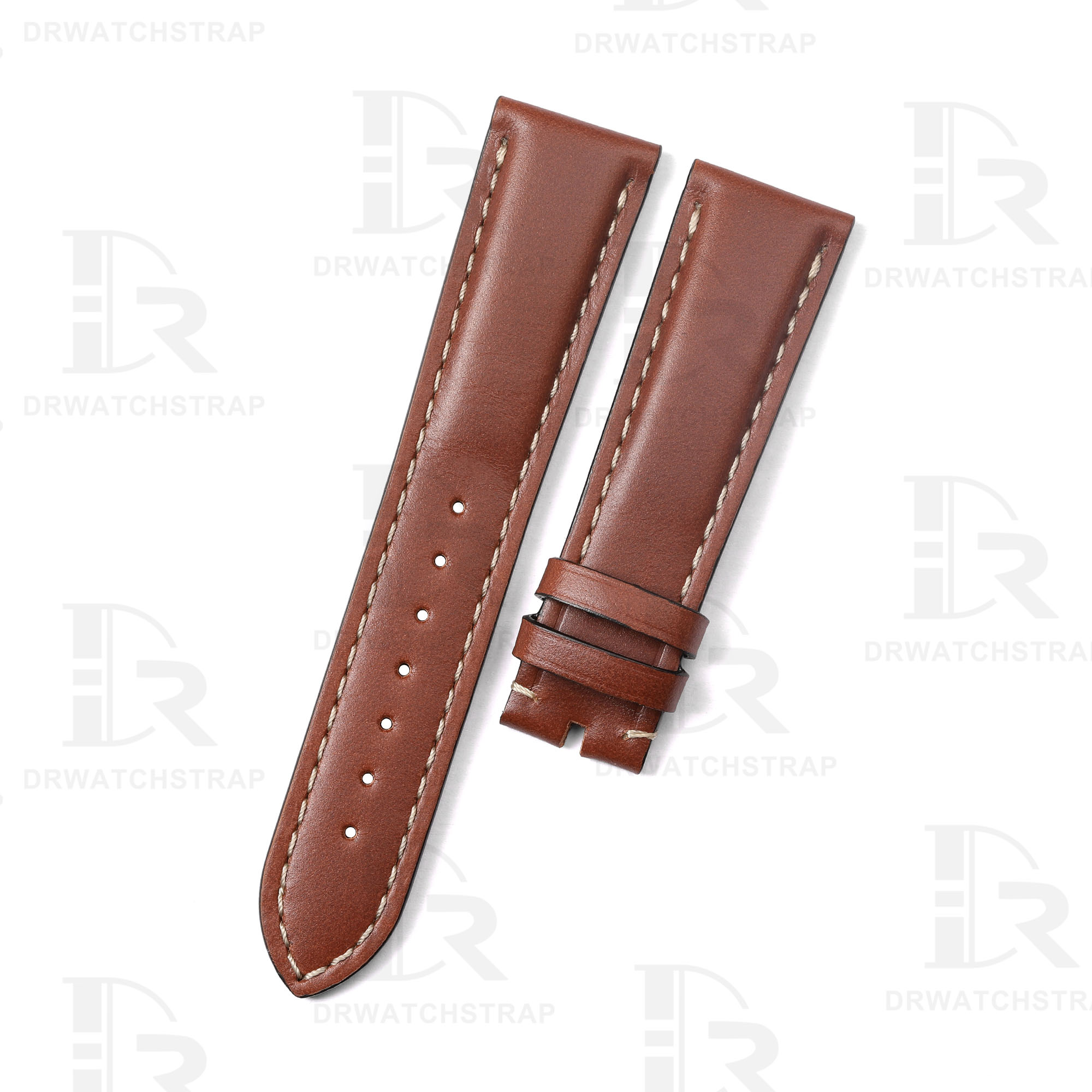 Buy Replacement Brown leather watch bands for Zenith Pilot type 21mmm straps (1)