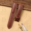 Buy Replacement Brown leather watch bands for Zenith Pilot type 21mmm straps (4)