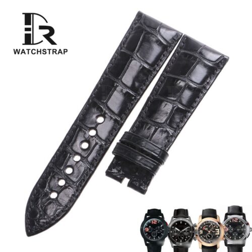 Buy custom Blancpain Creation 8841 Fifty Fathoms Black leather strap handmade Watchbands Buy custom Blancpain Creation 8841 Fifty Fathoms Black leather strap handmade Watchbands