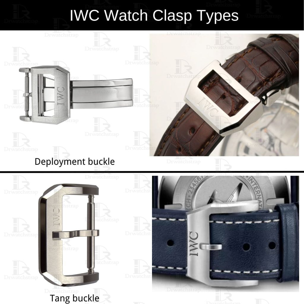 IWC Watch Clasp Types deployment vs pin iwc buckle