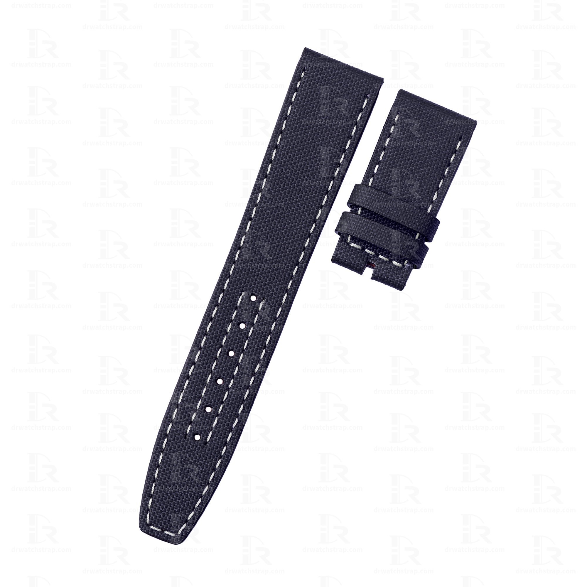 Buy Custom Tudor Black Bay P01 Dark Blue nylon fabric strap Handmade watchband for sale
