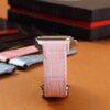 Cartier Santos 100 replacement pink alligator leather straps watch bands for sale