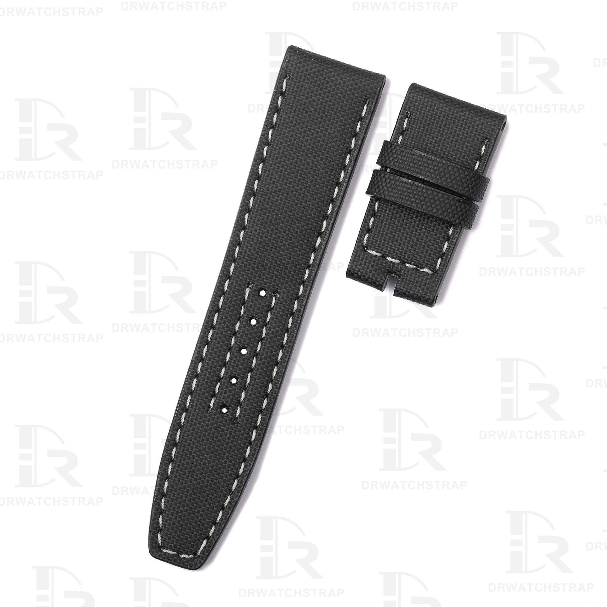 Custom black bay p01 tudor straps Black Suede leather watch band replacement 20mm