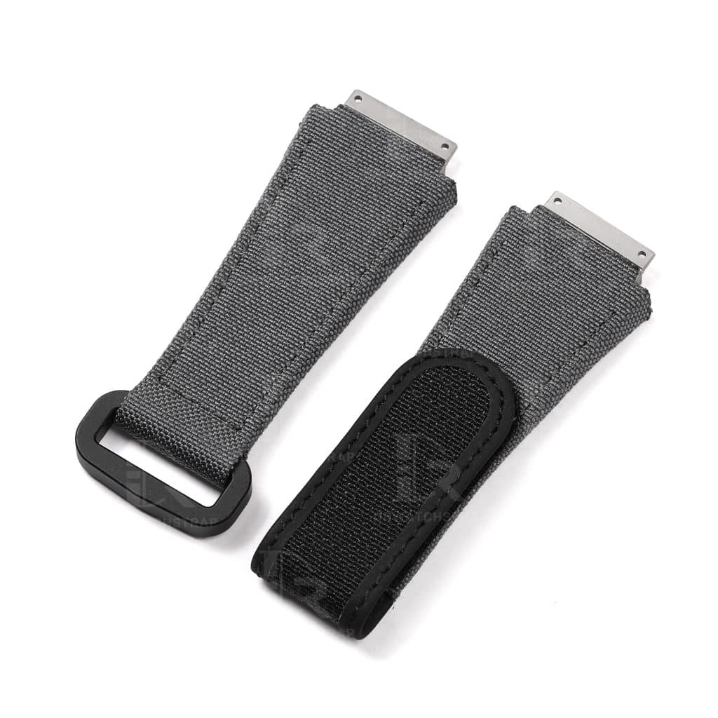 Richard Mille rm velcro strap replacement Dark Grey Nylon Richard Mille watch band 28mm for RM 035 030 055 011 016 059 067 Richard Mille straps for sale at a discount price
