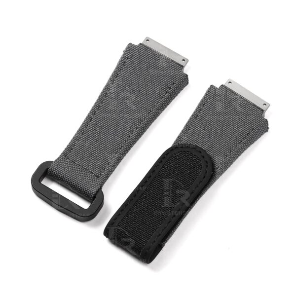 Richard Mille rm velcro strap replacement Dark Grey Nylon Richard Mille watch band 28mm for RM 035 030 055 011 016 059 067 Richard Mille straps for sale at a discount price
