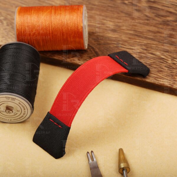 Buy Custom Franck Muller Vanguard v45 Red Elastic straps for V41 V32 replacement watchband (2)