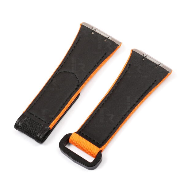 Buy Custom franck muller vanguard v45 Orange Velcro watchstraps Nylon for V32 V41 Replacement for watchband (2)