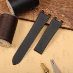 Buy Custom Cartier pasha 35mm Black Satin straps 14mm 16mm 18mm 20mm 21mm Handmade for watchband (1)