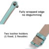 Buy Custom Piaget Possession g0a43090 Tiffany Blue Patent leather straps Handmade for watch band (3)