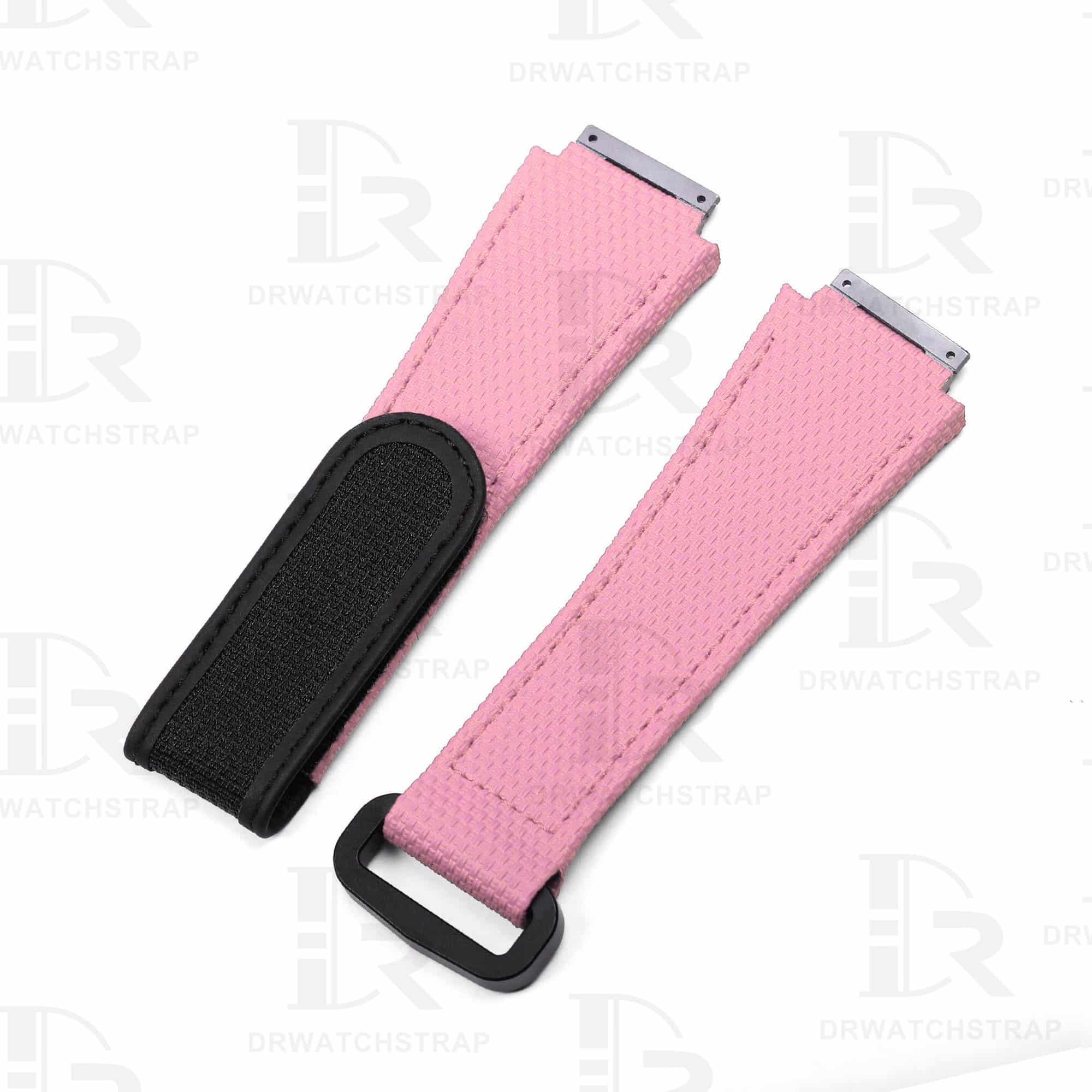 NEW 2023 Buy Custom Richard Mille Pink rubber velcro Replacement strap Richard Mille band RM orange watchbands aftermarket
