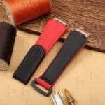 Custom handmade RM067 Replacement Richard Mille 067 rubber material velcro elastic strap watchband