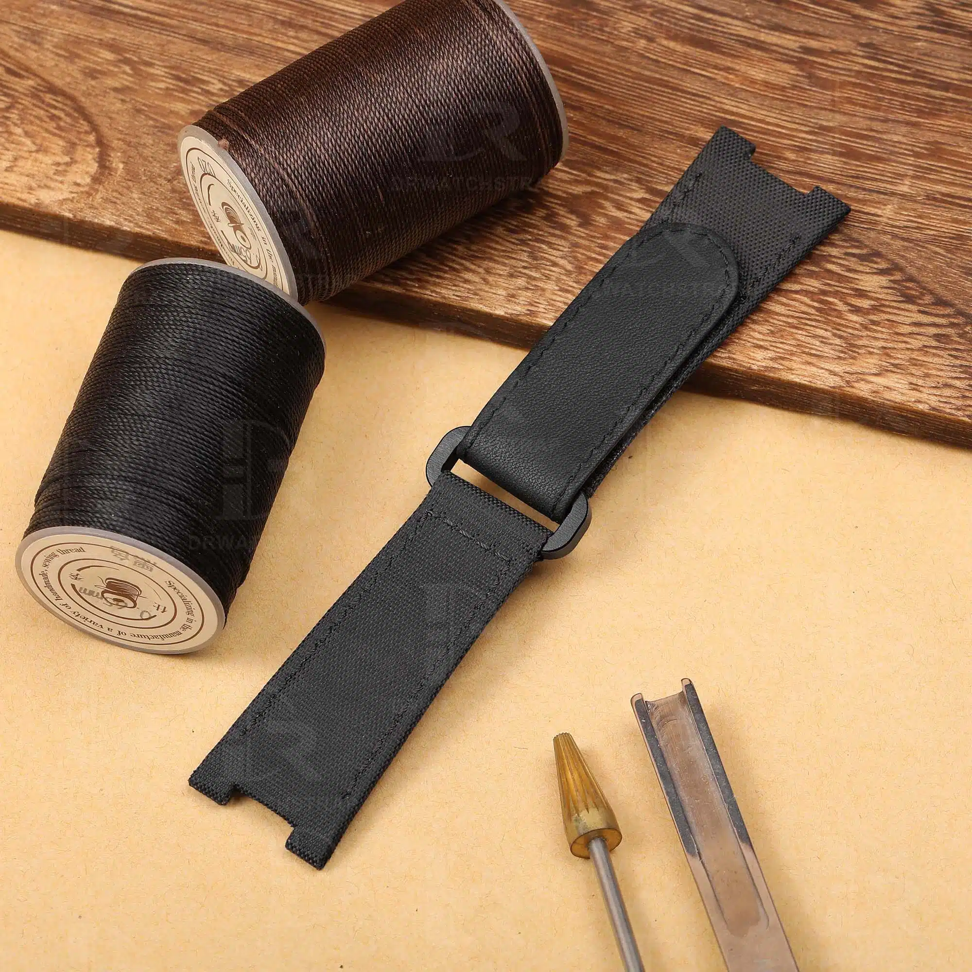 Custom velcro strap for Patek Philippe Nautilus Dr. Watch Strap