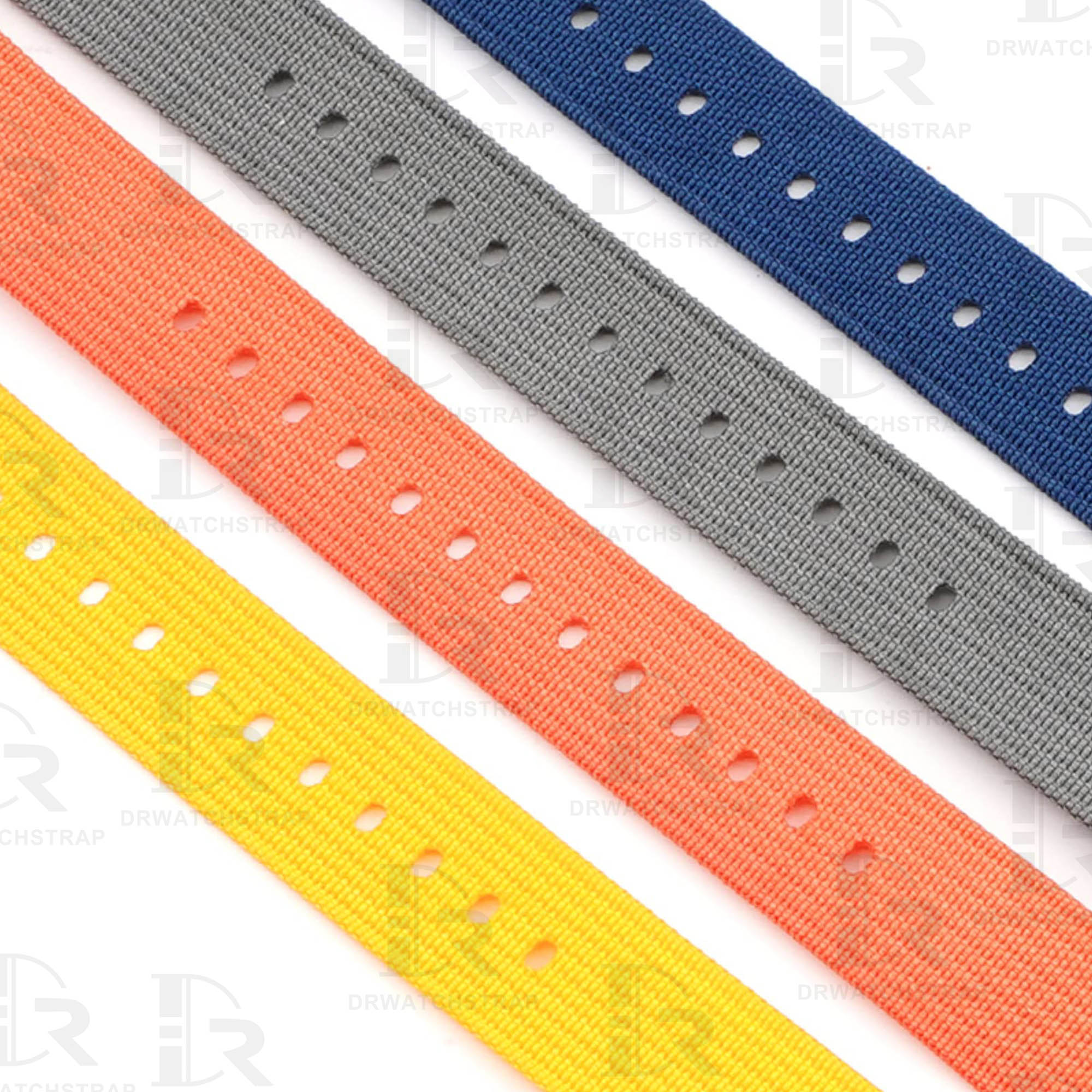 Buy Omega and swatch Moonswatch Nato strap 20mm Yellow watch band (2)