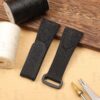 Buy Custom Corum Admirals Cup Black canvas velcro watch band for sale replacement watchstraps (1)