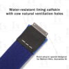Buy Custom Richard Mille watch strap Blue Rubber Elastic watch band RM 035 030 055 011 067 (3)