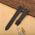 Custom Black replacement leather watch strap replacement for IWC Pilot Mark XVIII Chronograph