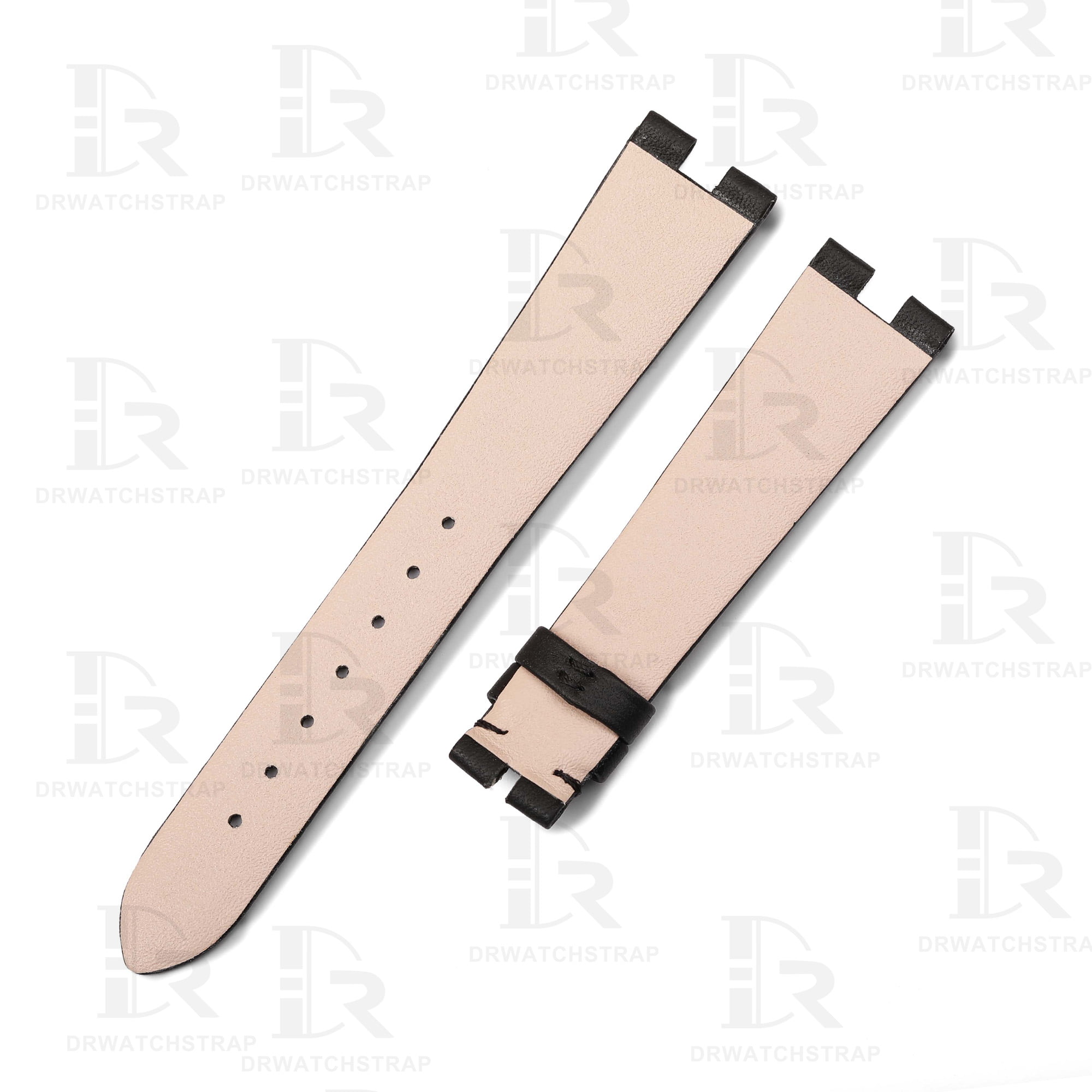 Buy Custom bvlgari b zero1 watch strap Black calfskin leather watchbands (3)