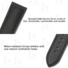 Buy Canvas Panerai Luminor Black Canvas Nylon Strap 22mm 24mm 26mm Handmade watch Straps (2)
