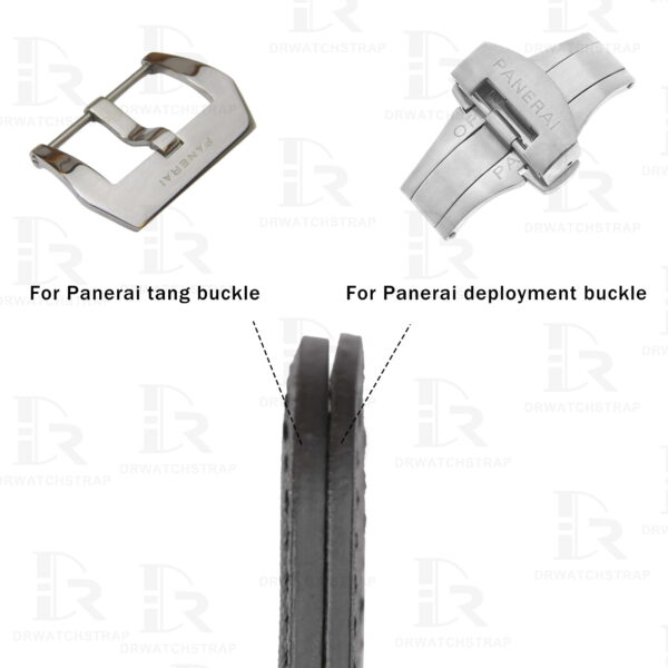 Buy Canvas Panerai Luminor Black Canvas Nylon Strap 22mm 24mm 26mm Handmade watch bands (2)