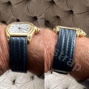 Replacement Cartier Roadster Nylon canvas leather strap quickswitch