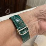 Custom Cartier tank calfskin leather watch strap